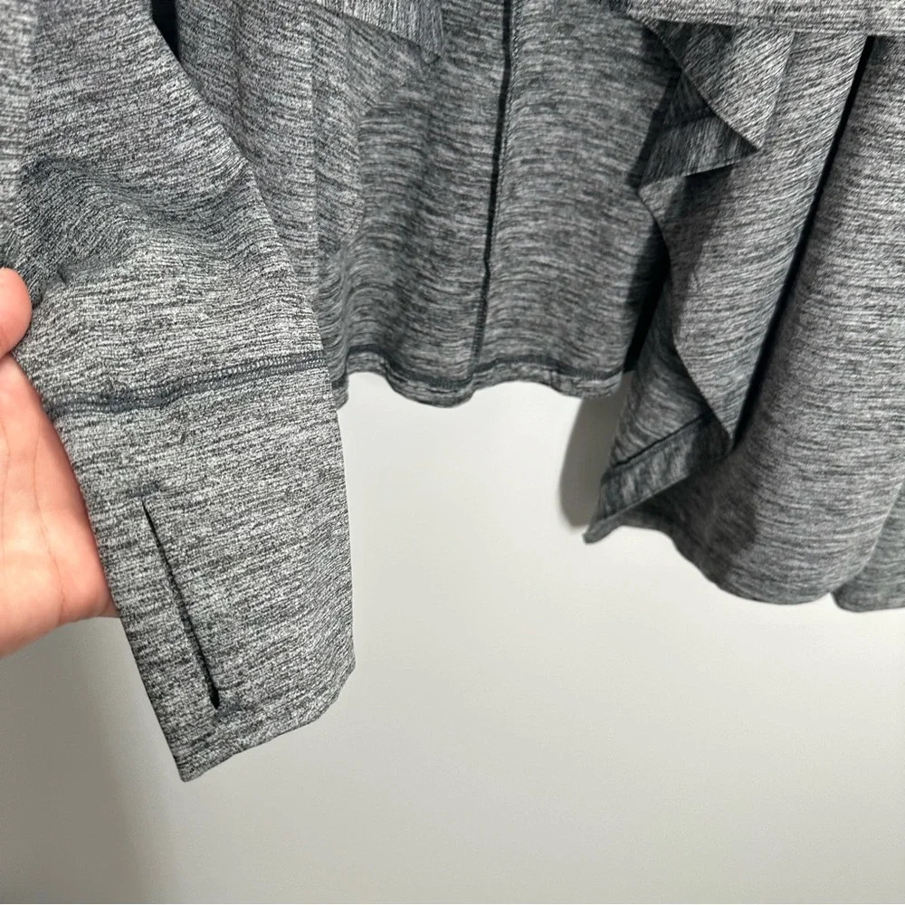 Nike Yoga Draped Gray Cardigan - Picture 4 of 9